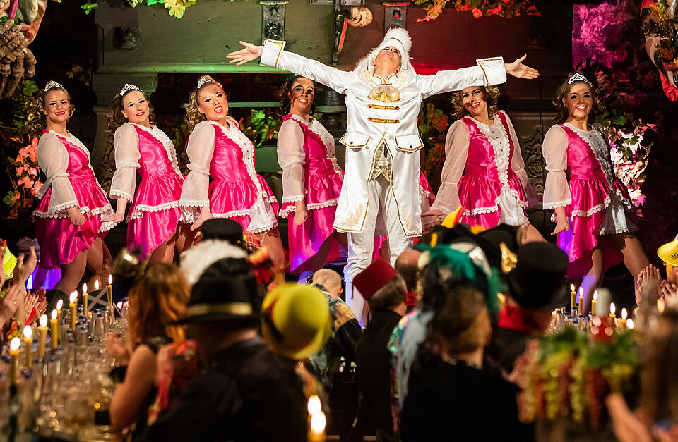 N&auml;rrische Weinprobe