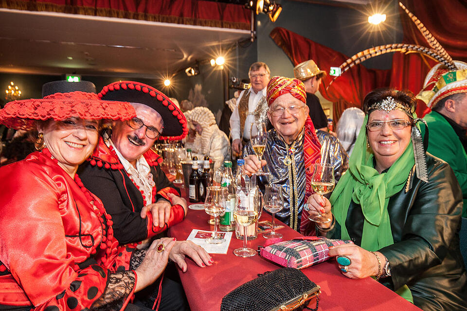 Fastnacht in Franken - Promis und Besucher