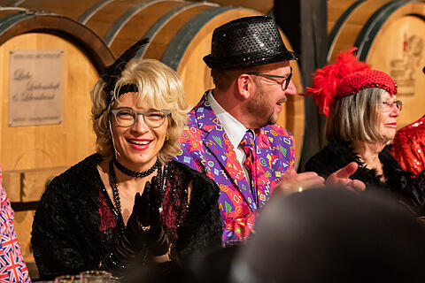 N&auml;rrische Weinprobe