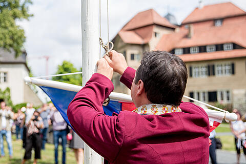Heimf&uuml;hrung der Braut des F&uuml;rsten Castell-R&uuml;denhausen
