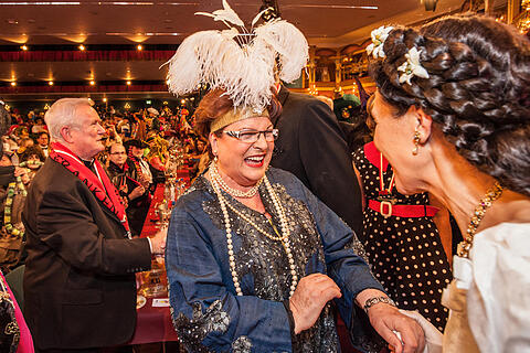 Fastnacht in Franken - Promis und Besucher