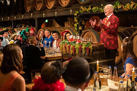 N&auml;rrische Weinprobe