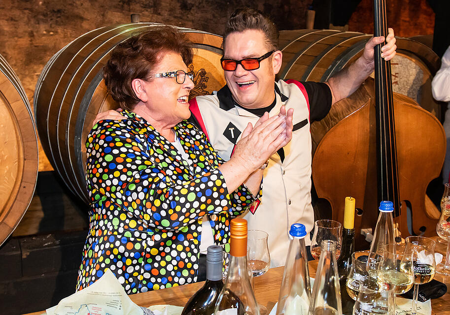 N&auml;rrische Weinprobe