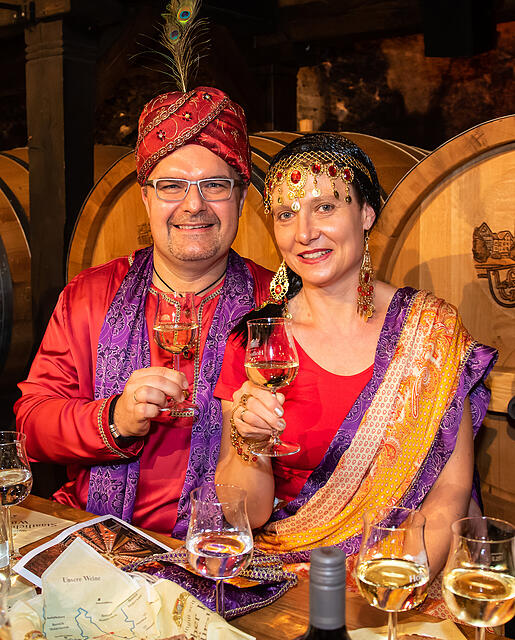 N&auml;rrische Weinprobe