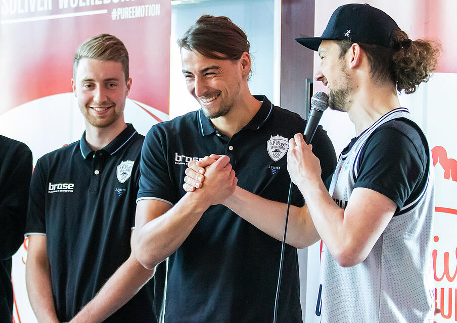 s.Oliver Würzburg Team Verabschiedung