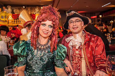 Fastnacht in Franken - Promis und Besucher