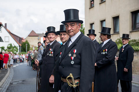Heimf&uuml;hrung der Braut des F&uuml;rsten Castell-R&uuml;denhausen