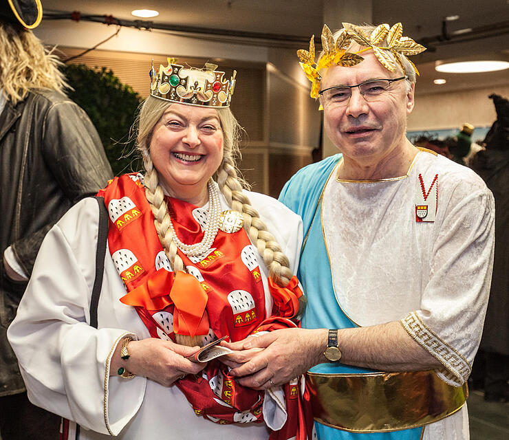 Fastnacht in Franken - Promis und Besucher