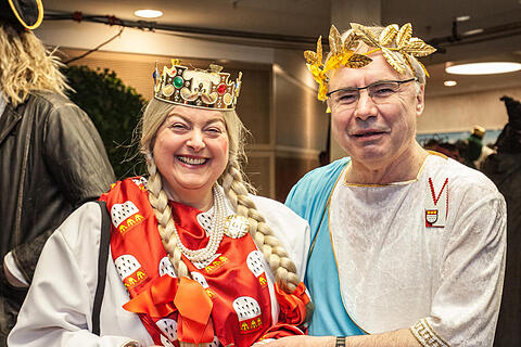 Fastnacht in Franken - Promis und Besucher