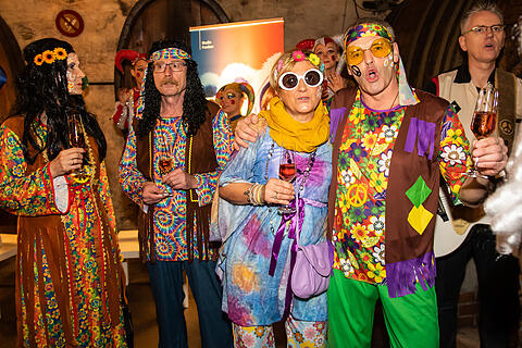 N&auml;rrische Weinprobe