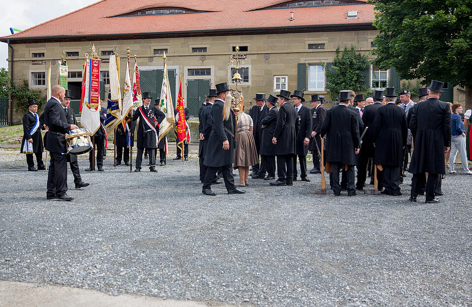 Heimf&uuml;hrung der Braut des F&uuml;rsten Castell-R&uuml;denhausen