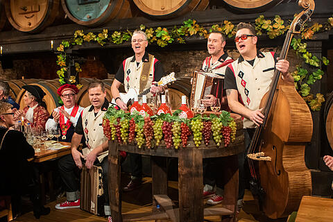 N&auml;rrische Weinprobe