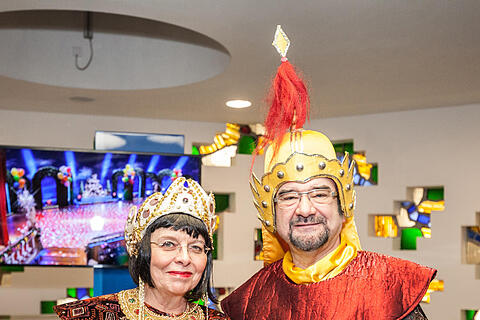 Fastnacht in Franken - Promis und Besucher