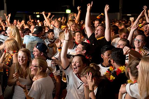 Public Viewing zum WM-Auftakt der Deutschen Nationalmannschaft gegen Portugal