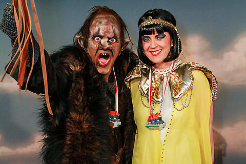 Fastnacht in Franken - Promis und Besucher