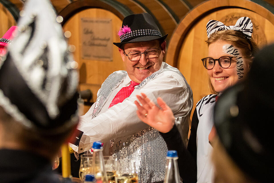 N&auml;rrische Weinprobe