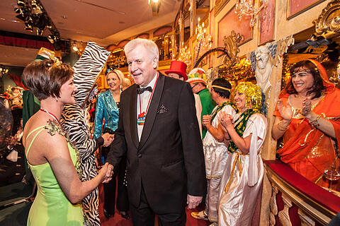 Fastnacht in Franken - Promis und Besucher