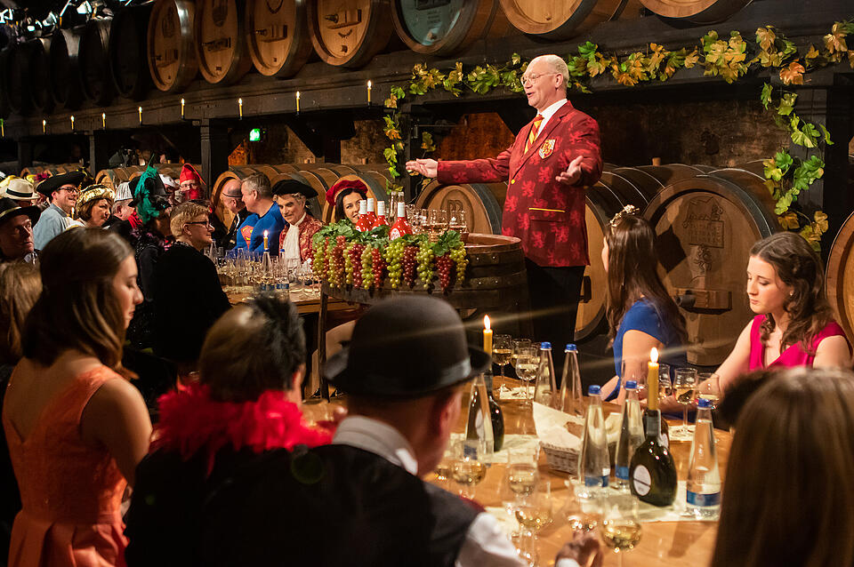 N&auml;rrische Weinprobe