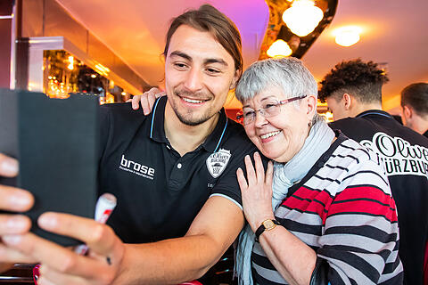 s.Oliver Würzburg Team Verabschiedung