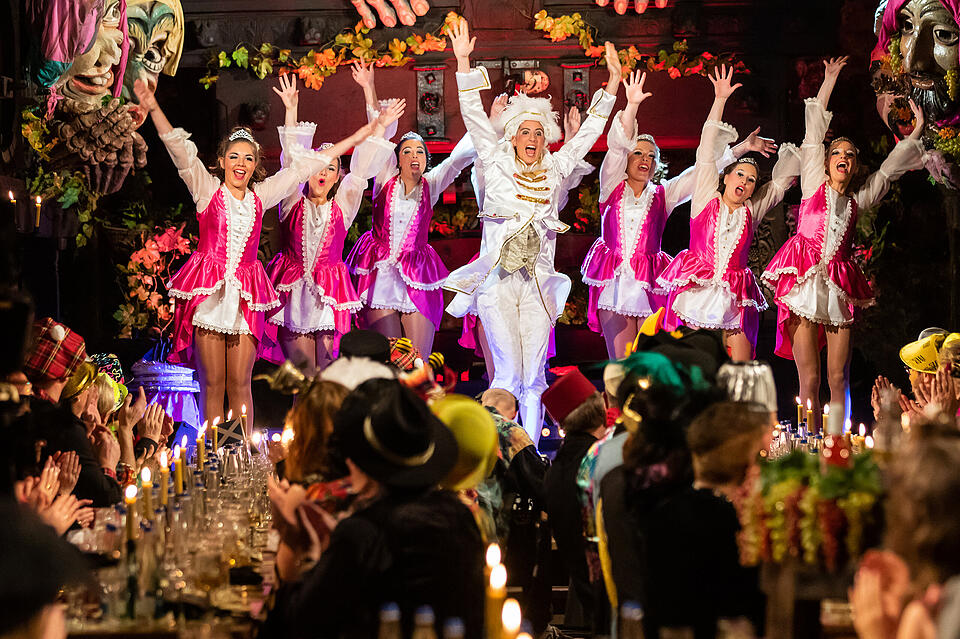 N&auml;rrische Weinprobe