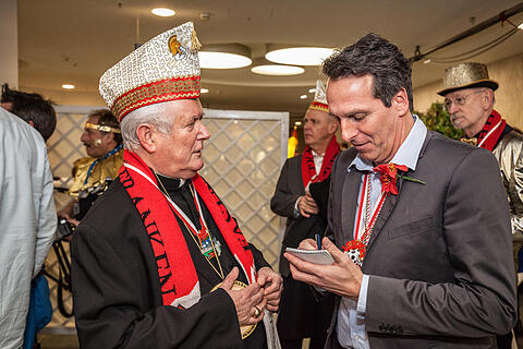 Fastnacht in Franken - Promis und Besucher