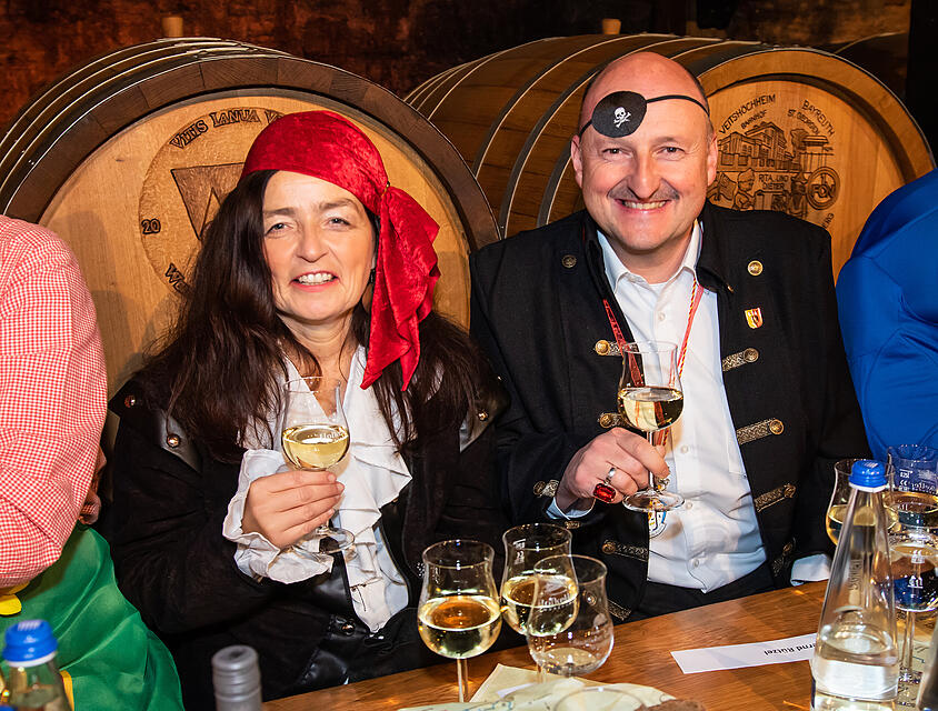 N&auml;rrische Weinprobe