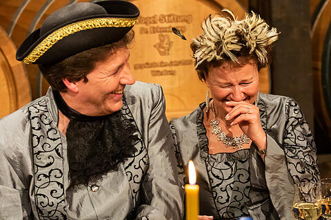 N&auml;rrische Weinprobe