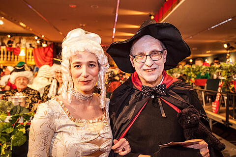 Fastnacht in Franken - Promis und Besucher