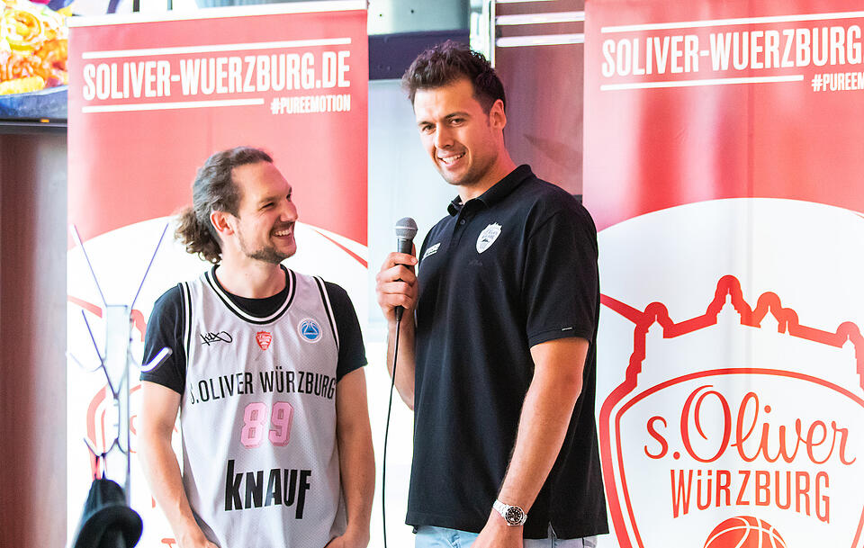s.Oliver Würzburg Team Verabschiedung