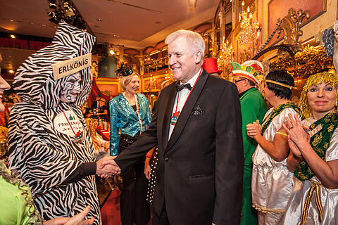 Fastnacht in Franken - Promis und Besucher