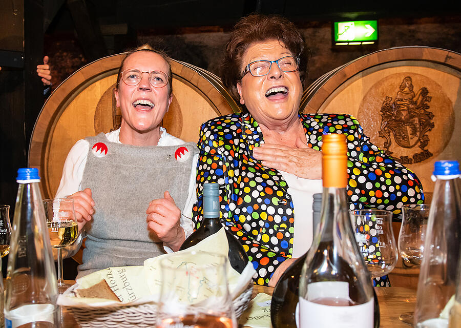 N&auml;rrische Weinprobe