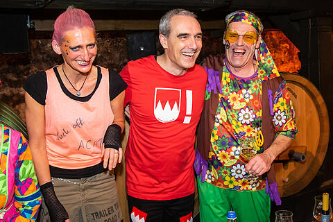 N&auml;rrische Weinprobe