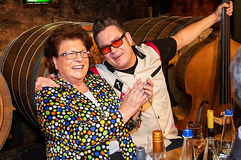 N&auml;rrische Weinprobe