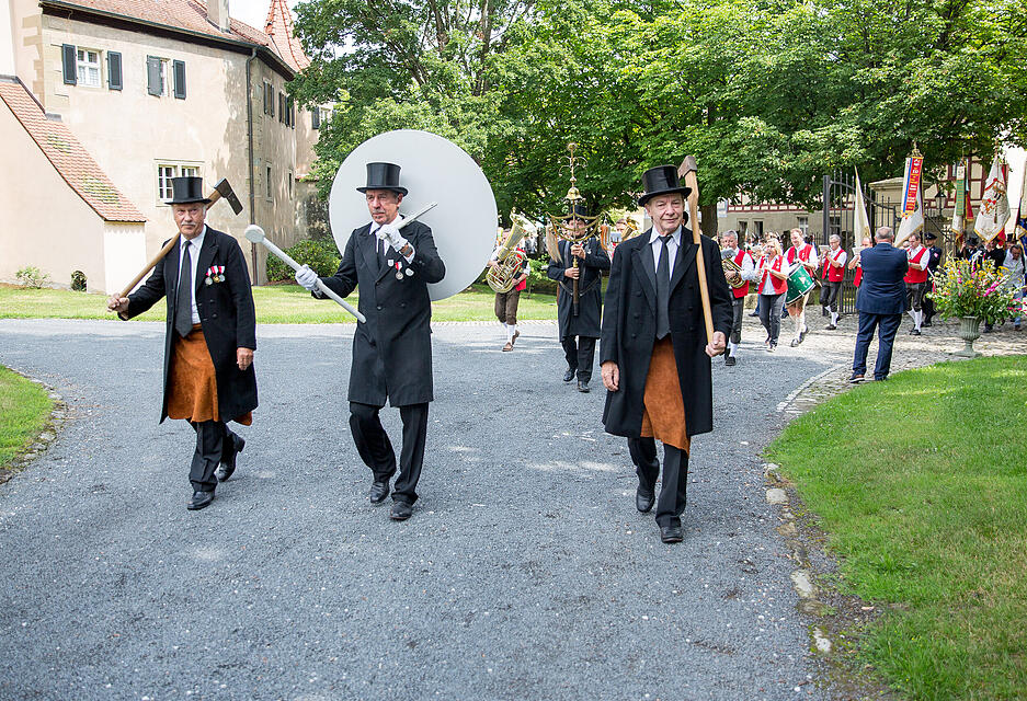 Heimf&uuml;hrung der Braut des F&uuml;rsten Castell-R&uuml;denhausen