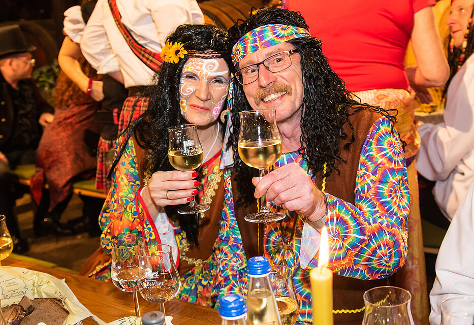 N&auml;rrische Weinprobe