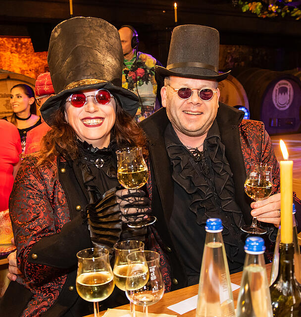 N&auml;rrische Weinprobe