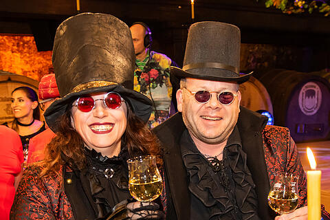 N&auml;rrische Weinprobe