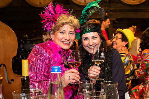 N&auml;rrische Weinprobe