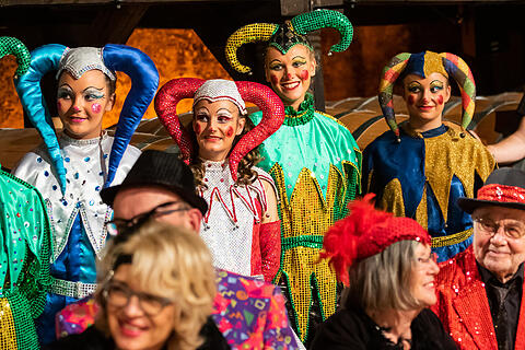 N&auml;rrische Weinprobe