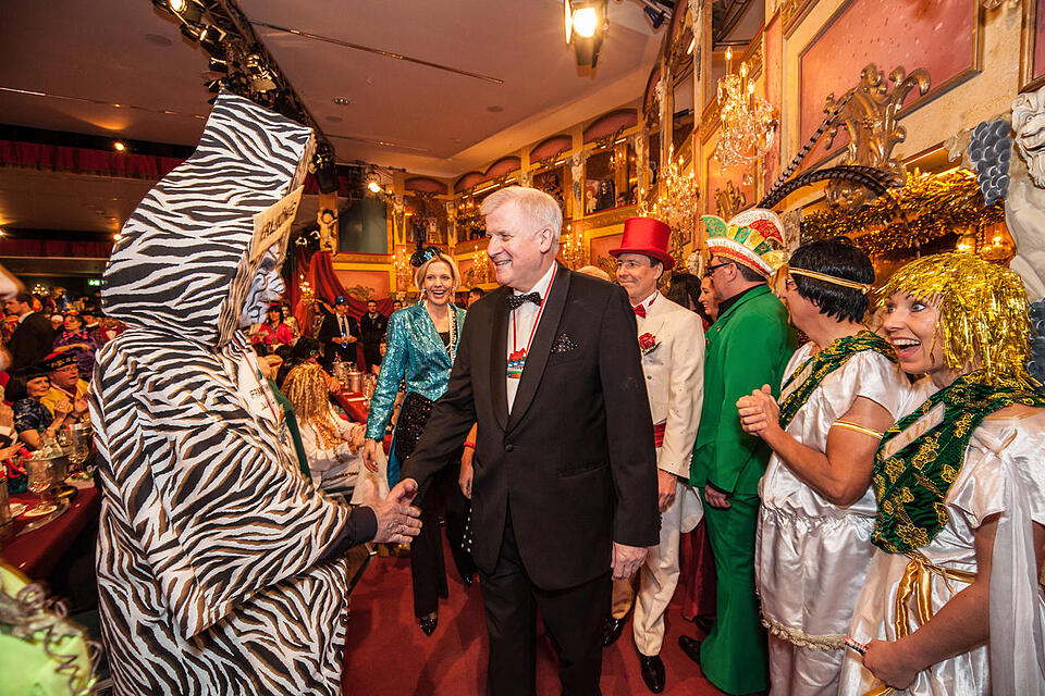 Fastnacht in Franken - Promis und Besucher