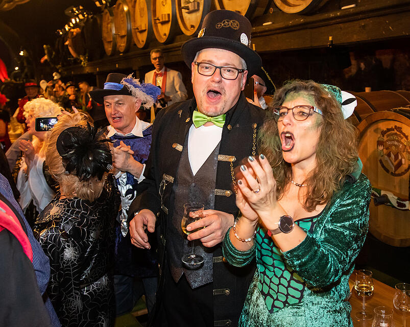 N&auml;rrische Weinprobe