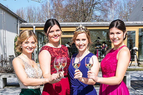 Wahl der fr&auml;nkischen Weink&ouml;nigin