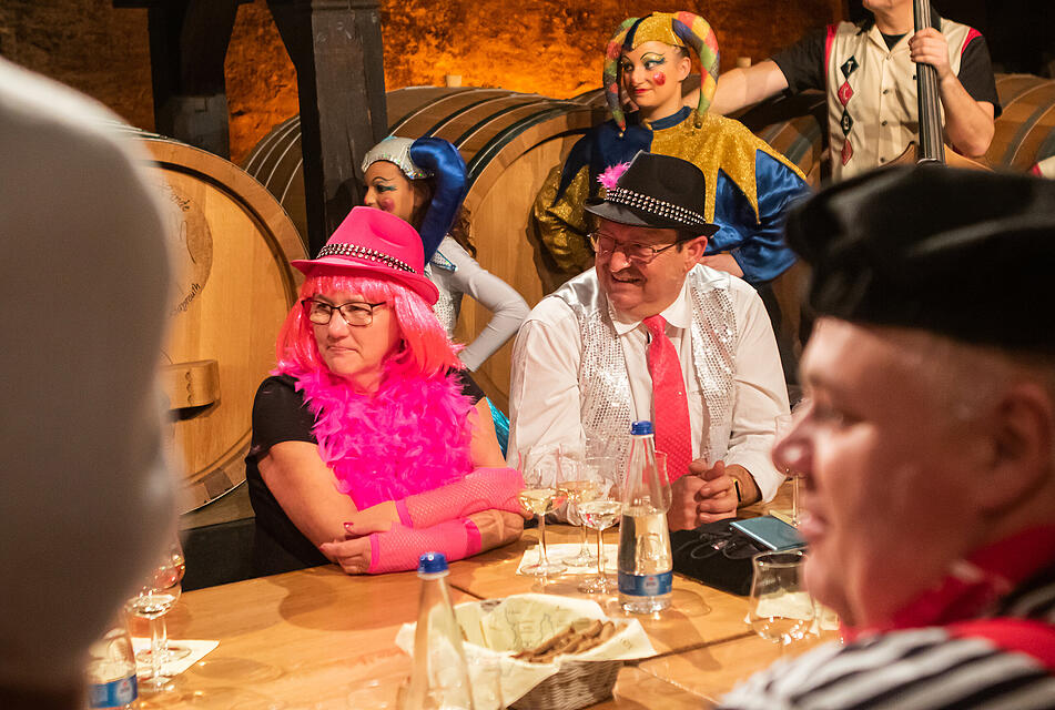 N&auml;rrische Weinprobe