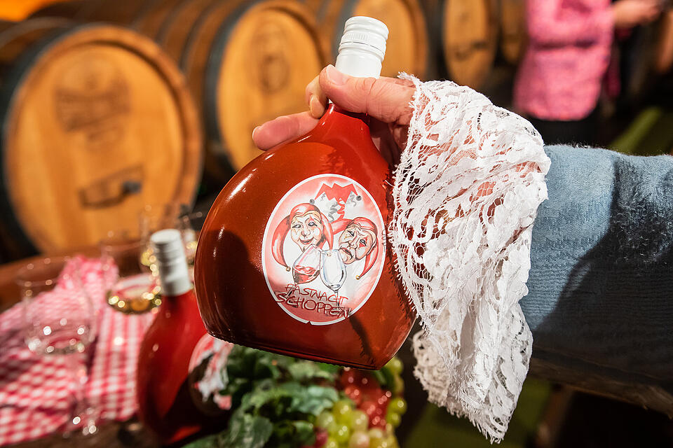 N&auml;rrische Weinprobe