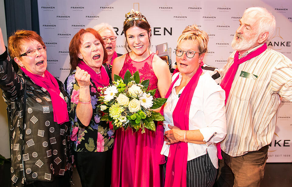 Wahl der fr&auml;nkischen Weink&ouml;nigin