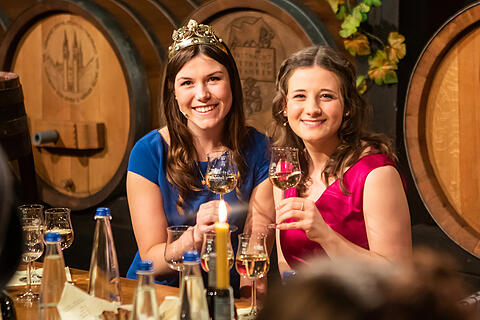 N&auml;rrische Weinprobe