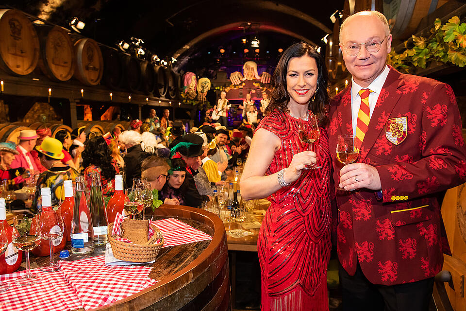 N&auml;rrische Weinprobe