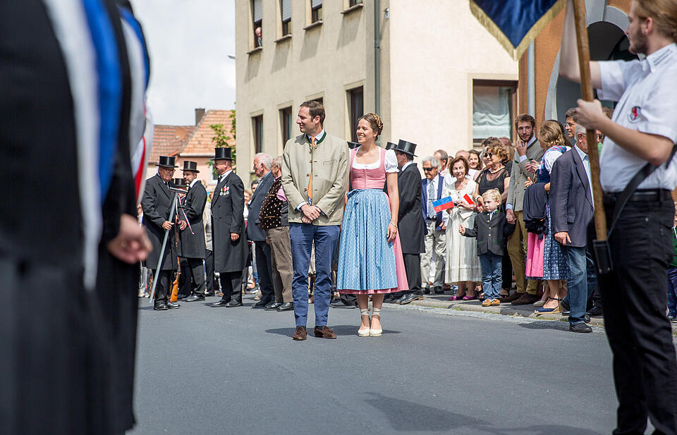 Heimf&uuml;hrung der Braut des F&uuml;rsten Castell-R&uuml;denhausen