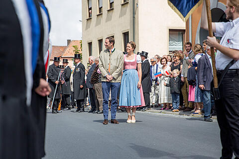 Heimf&uuml;hrung der Braut des F&uuml;rsten Castell-R&uuml;denhausen