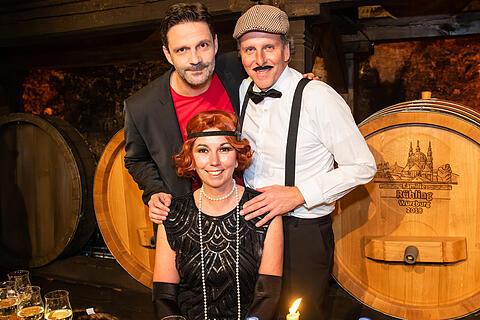 N&auml;rrische Weinprobe